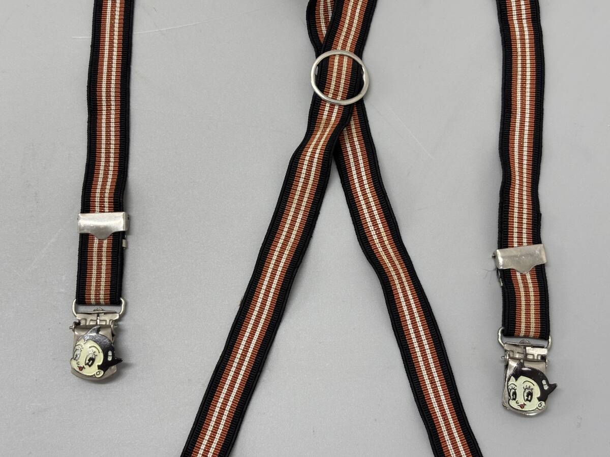  подлинная вещь Astro Boy подтяжки детский Kids размер рука .. насекомое Showa Retro Vintage vintage текущее состояние товар 