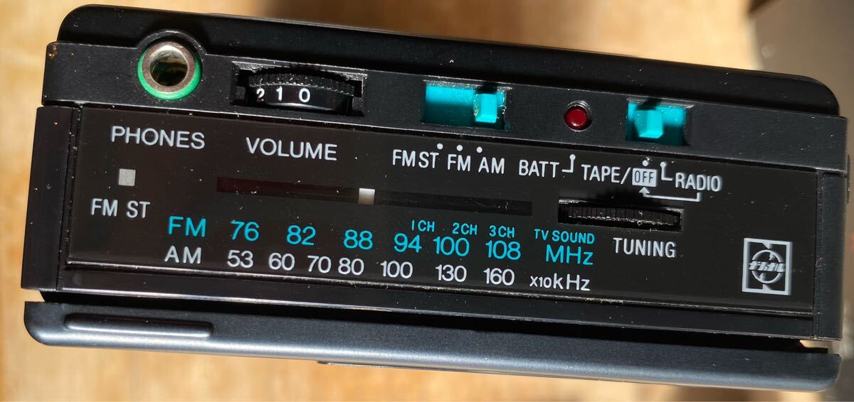 【美品】箱付き　取説付き　おまけ電池付き　ナショナル　ステレオ　ラジオカセットプレーヤー　RX-S35 ラジオ　昭和レトロ National_画像5