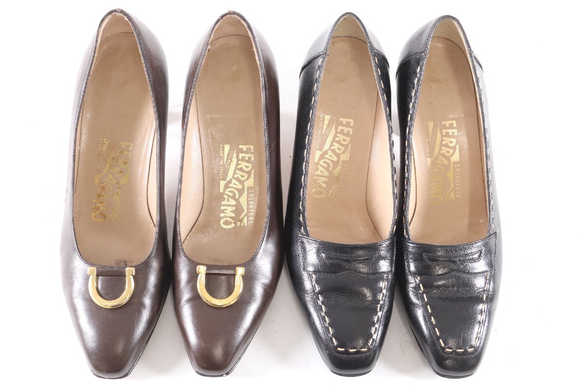 [20 пункт ]Salvatore Ferragamo Salvatore Ferragamo туфли-лодочки сандалии обувь размер 6 6 1/2 женская обувь продажа комплектом 9699-AM