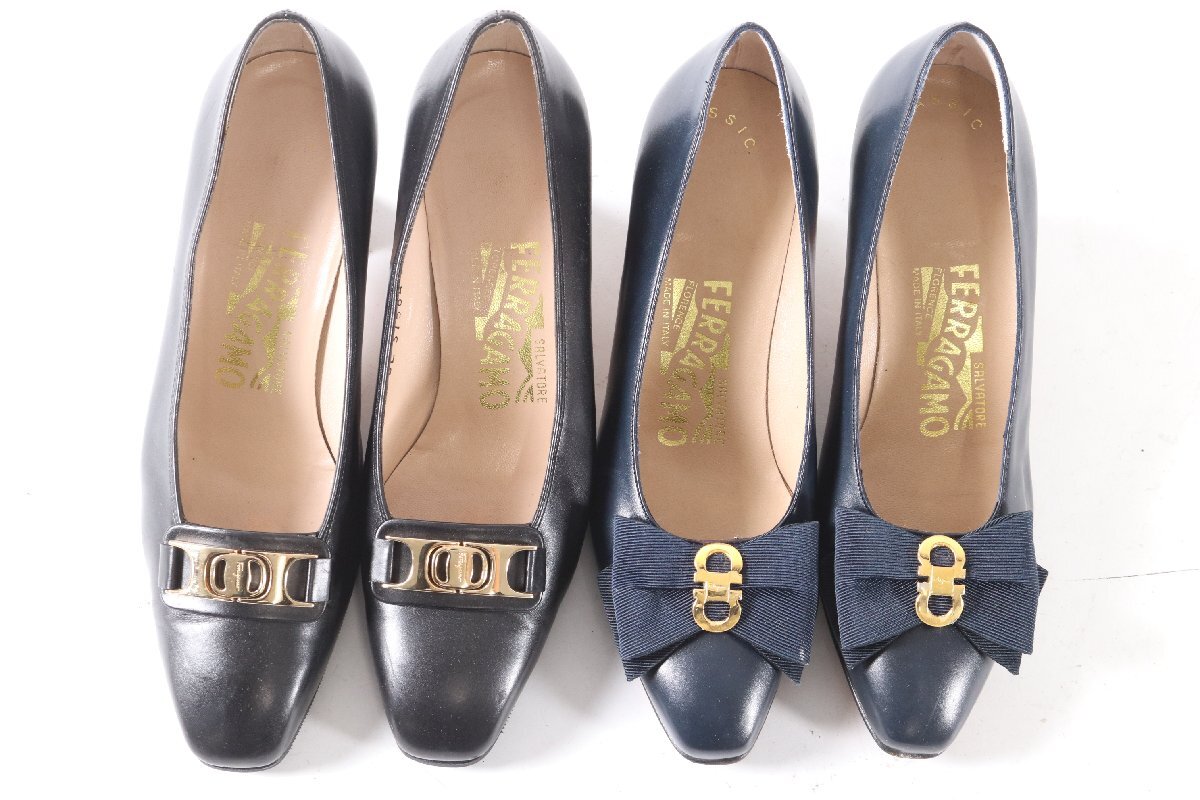 [20 пункт ]Salvatore Ferragamo Salvatore Ferragamo туфли-лодочки сандалии обувь размер 5 5 1/2 женская обувь продажа комплектом 9712-AM