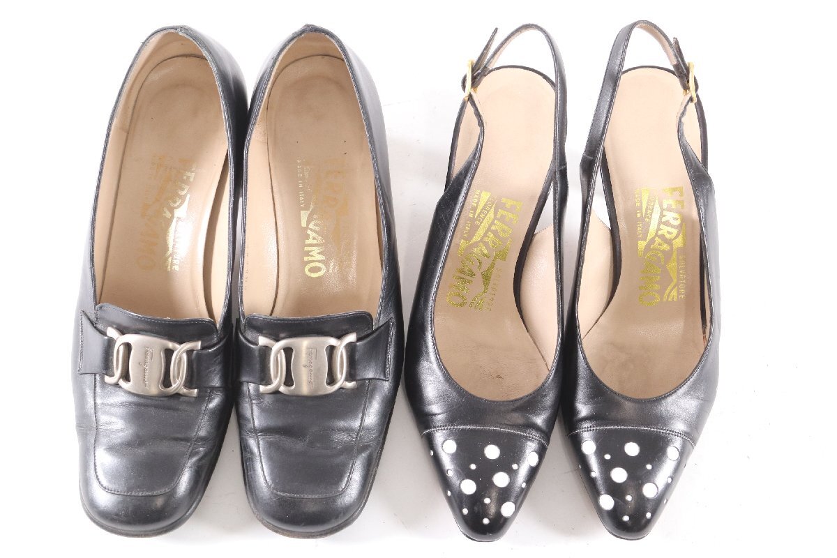 [20 пункт ]Salvatore Ferragamo Salvatore Ferragamo туфли-лодочки сандалии обувь размер 6 6 1/2 женская обувь продажа комплектом 9699-AM