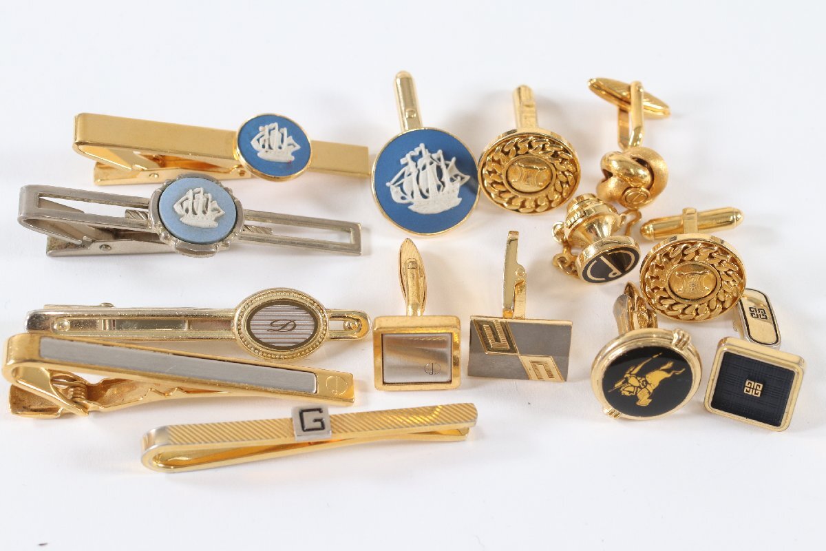  Dunhill /YSL/ Burberry / Dior / Wedgwood и т.п. бренд запонки булавка для галстука аксессуары с коробкой содержит продажа комплектом 9750-AM