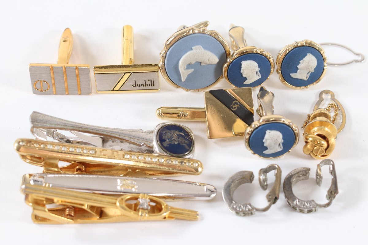  Dunhill /YSL/ Burberry / Dior / Wedgwood и т.п. бренд запонки булавка для галстука аксессуары с коробкой содержит продажа комплектом 9750-AM