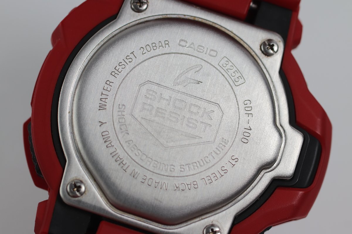 ★【2点】CASIO カシオ G-SHOCK Gショック GDF-100/DW-004 デジタル クオーツ メンズ 腕時計 9645-TE_画像7