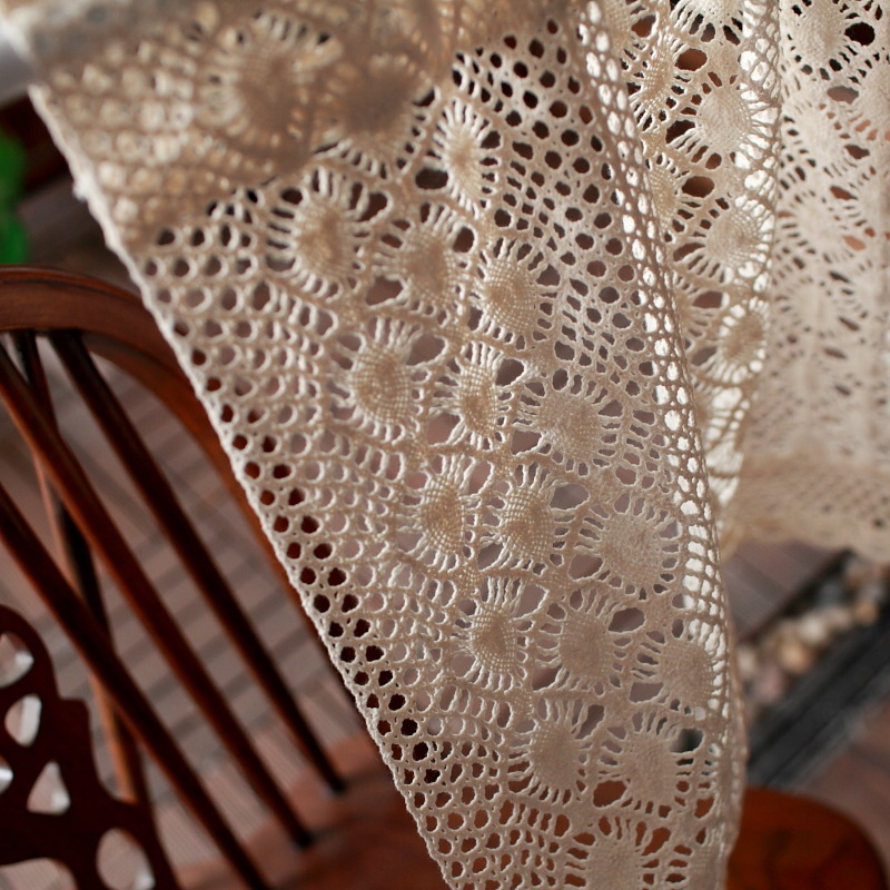 【1枚入り】【横幅150cm×丈45cm】レース カフェカーテン_画像4