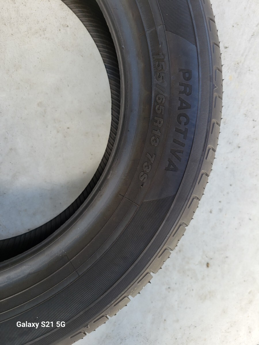 タイヤ 1本 YOKOHAMA PRACTIVA ヨコハマ プラクティバ 155/65R13 新品未使用 送料込み_画像3