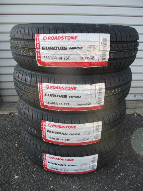 全国送料込み■ロードストーン 155/65R14　4本セット■軽自動車　タント　ムーヴ　ウェイク　スペーシア　N-BOX　ラパン　アルト_画像1