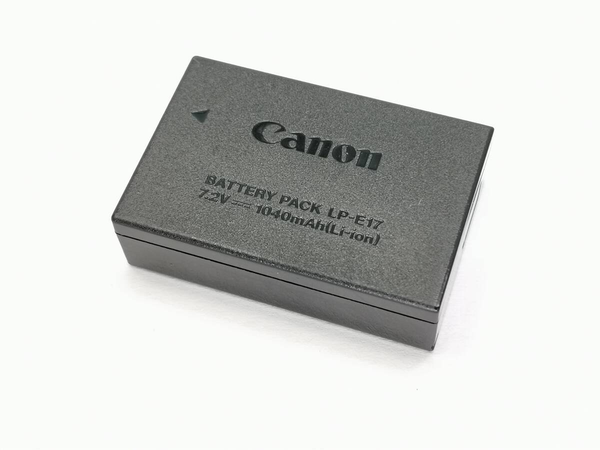 純正 バッテリー Canon LP-E17 (劣化なし表示） 管理1-１０_画像1