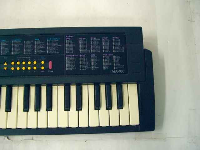 ◆◇CASIO/カシオ/電子キーボード/MA-100/ミニサイズ/49鍵/軽量/入門用/コンパクト/楽器/mS-325◇◆_画像4