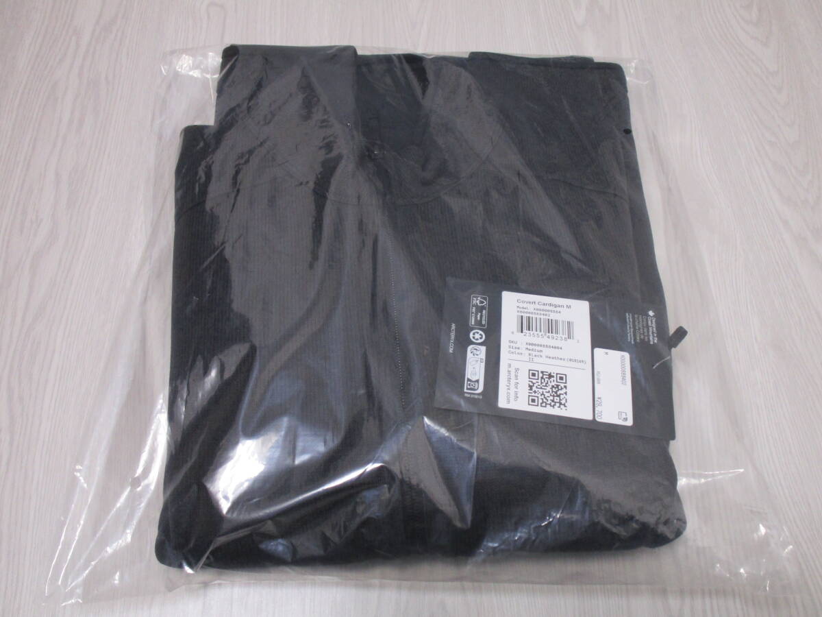 【※送料無料】新品未使用 ARC'TERYX アークテリクス コバート カーディガン メンズ Mサイズ Black Heather Ⅱ_画像1