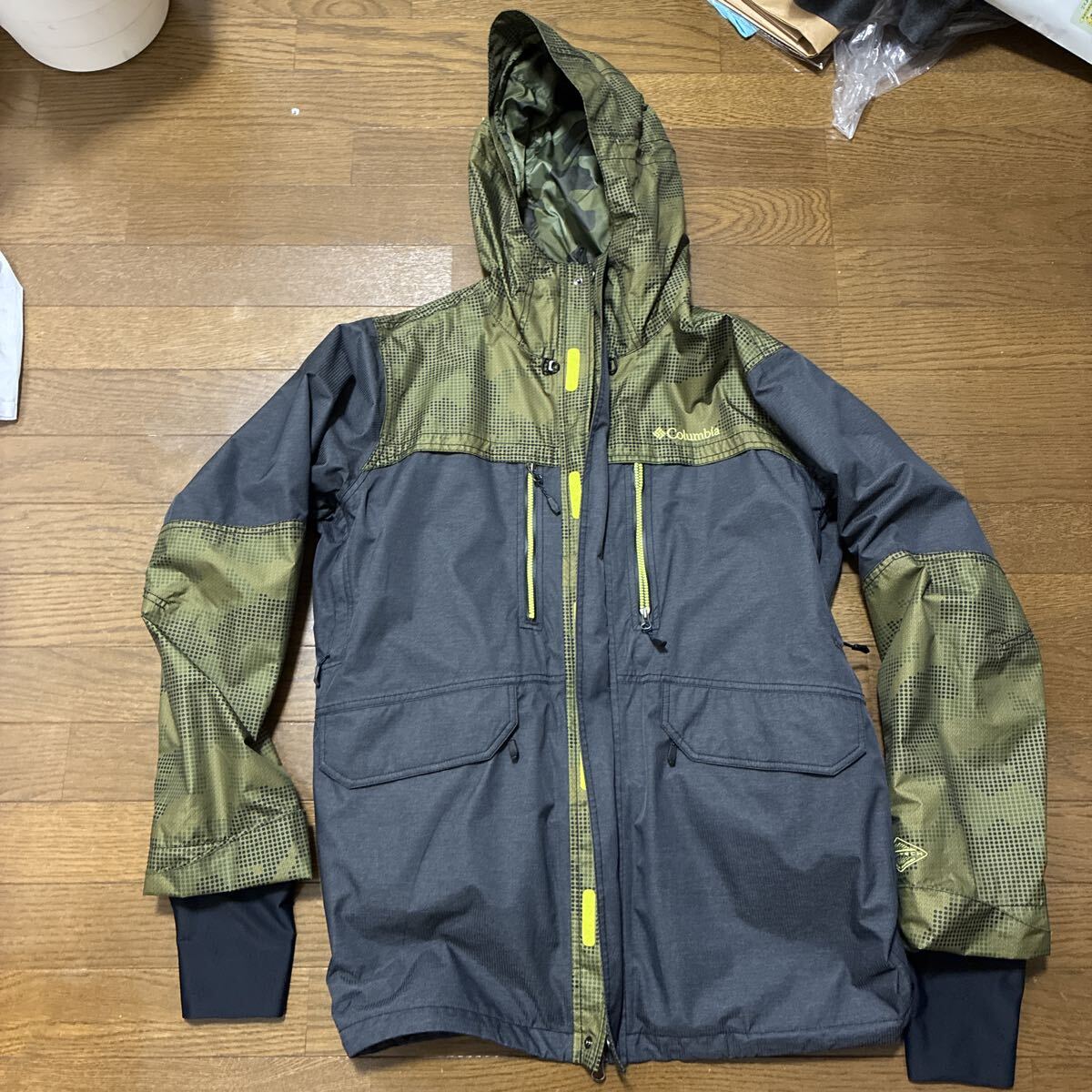 コロンビア　スノーボード　EXTREME POINT JACKET XL 身幅60 着丈80 迷彩_画像1