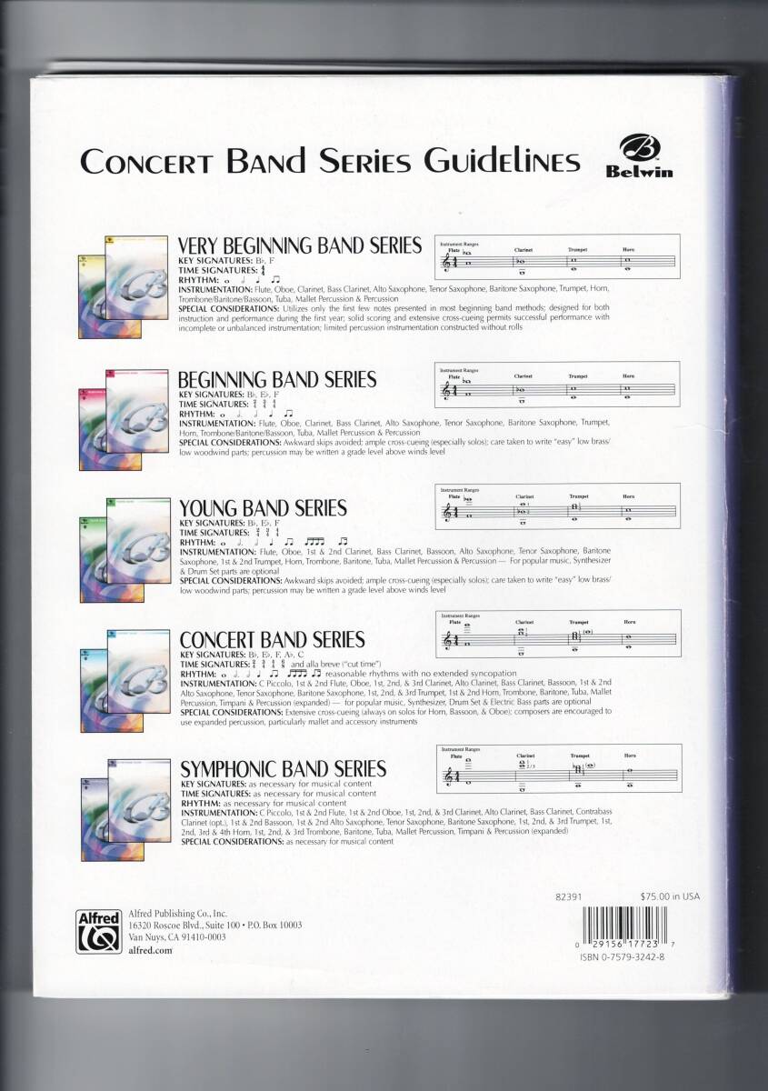 送料無料 吹奏楽楽譜 ルロイ・アンダーソン：トランペット吹きの休日 マイケル・エドワーズ編 試聴可 スコア・パート譜 ラッパ吹きの休日_画像2