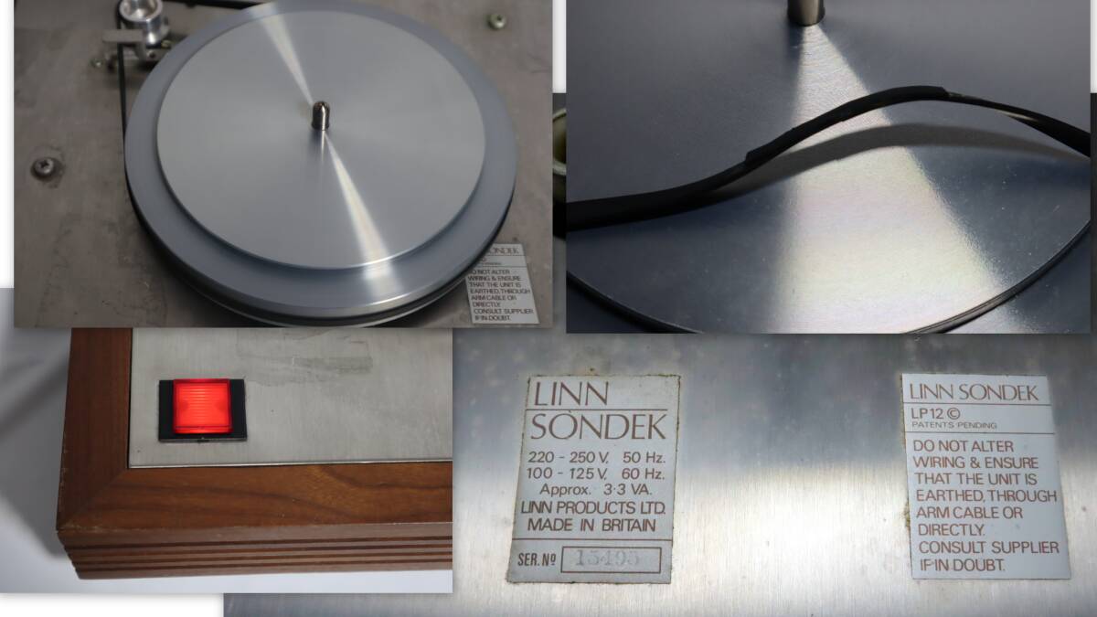 アナログターンテーブル　LINN SONDEK LP12　ジャンク　部品欠品多 レコードプレーヤー_画像8