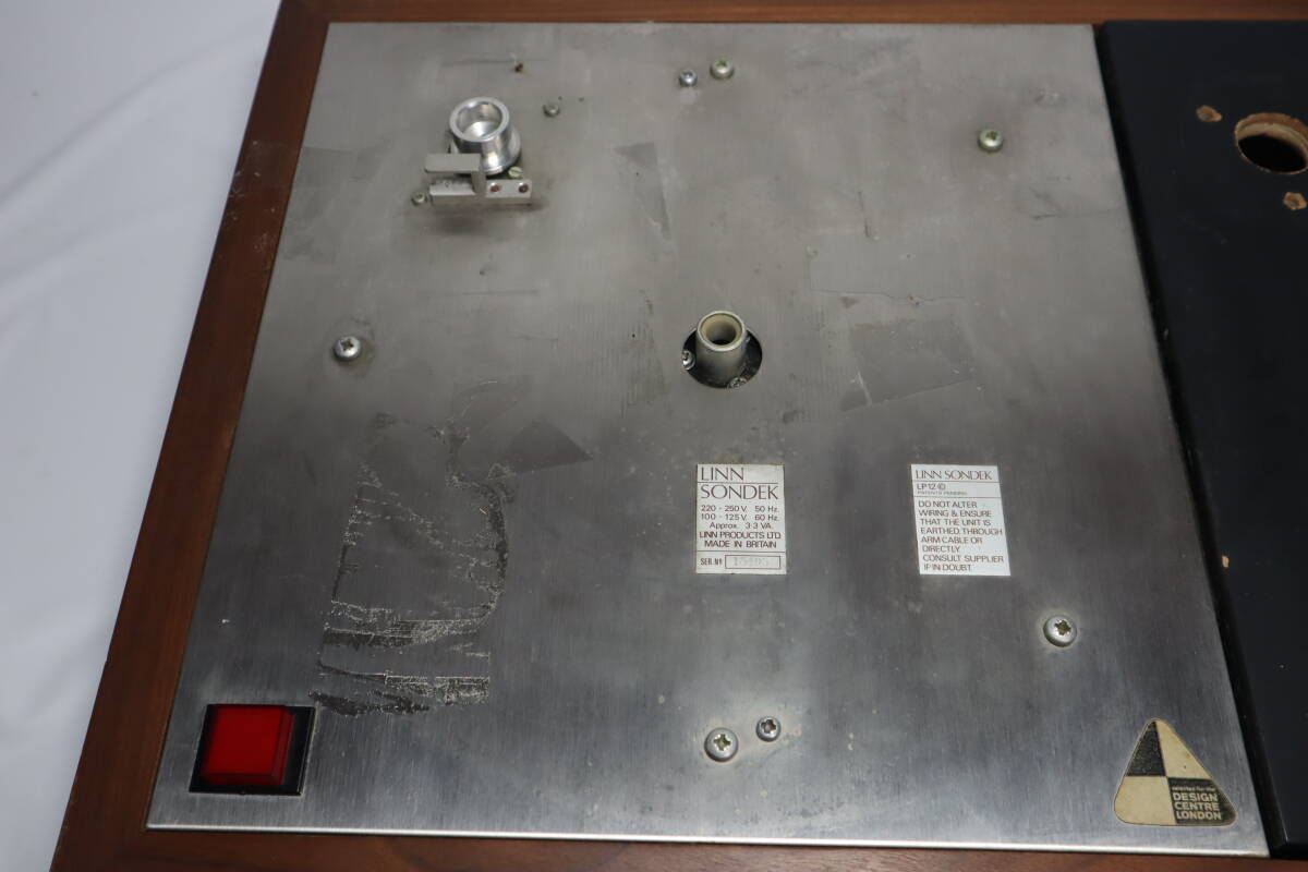 アナログターンテーブル　LINN SONDEK LP12　ジャンク　部品欠品多 レコードプレーヤー_画像6
