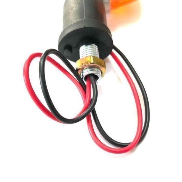 カワサキ ウインカー 4個 メッキ アンバー レンズ エストレヤ バリオス128 管理F1_画像3