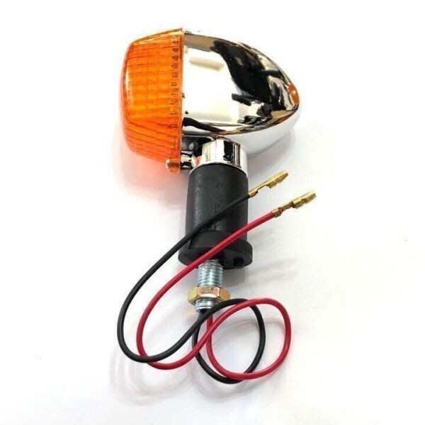 カワサキ ウインカー 4個 メッキ アンバー レンズ エストレヤ バリオス128 管理F1_画像4