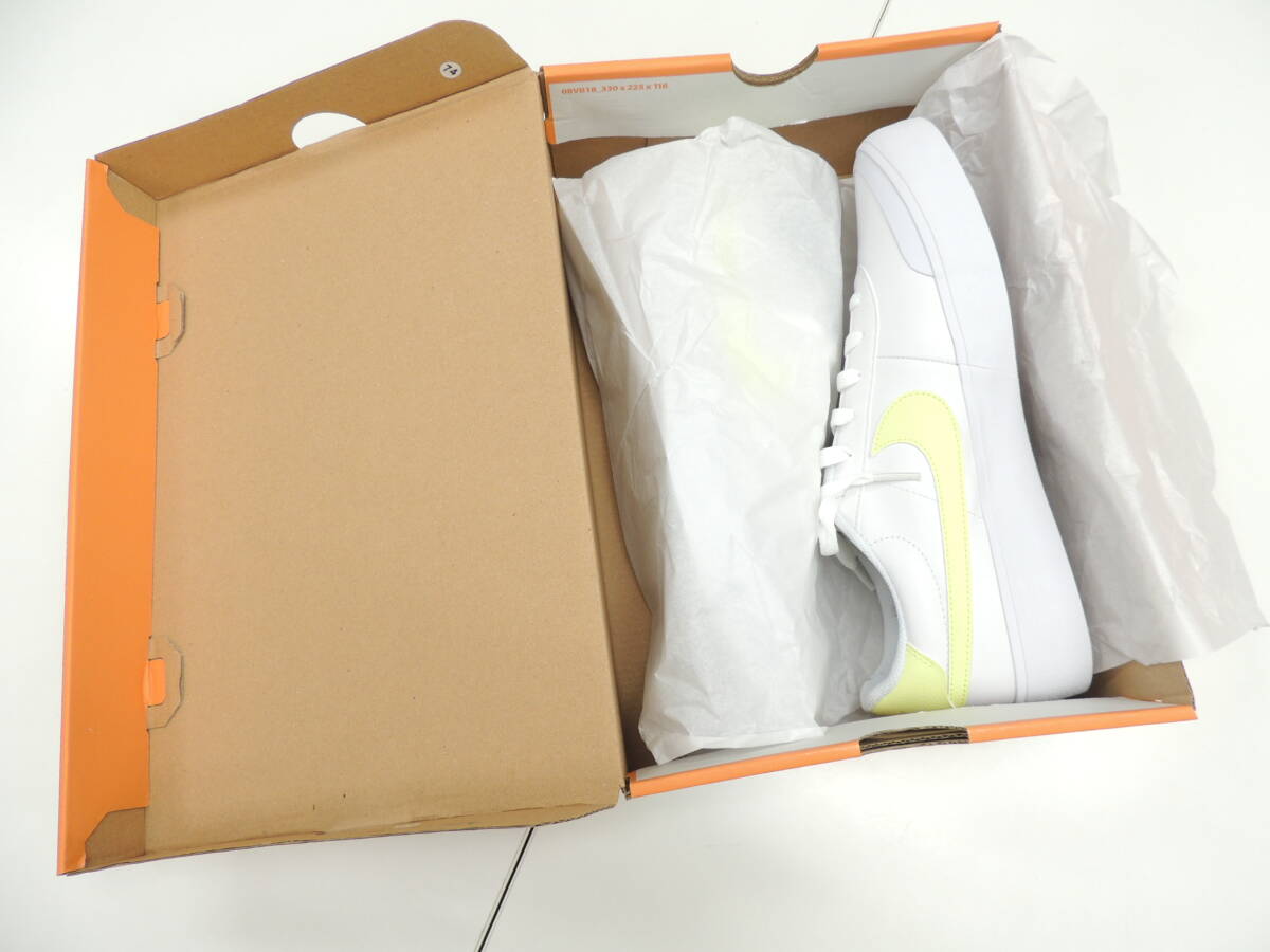 ★ 新品 28cm NIKE ナイキ COURT SHOT コートショット メンズ スニーカー ロープロファイルシューズ FQ8146-106 ホワイト/レモンツイスト_画像8