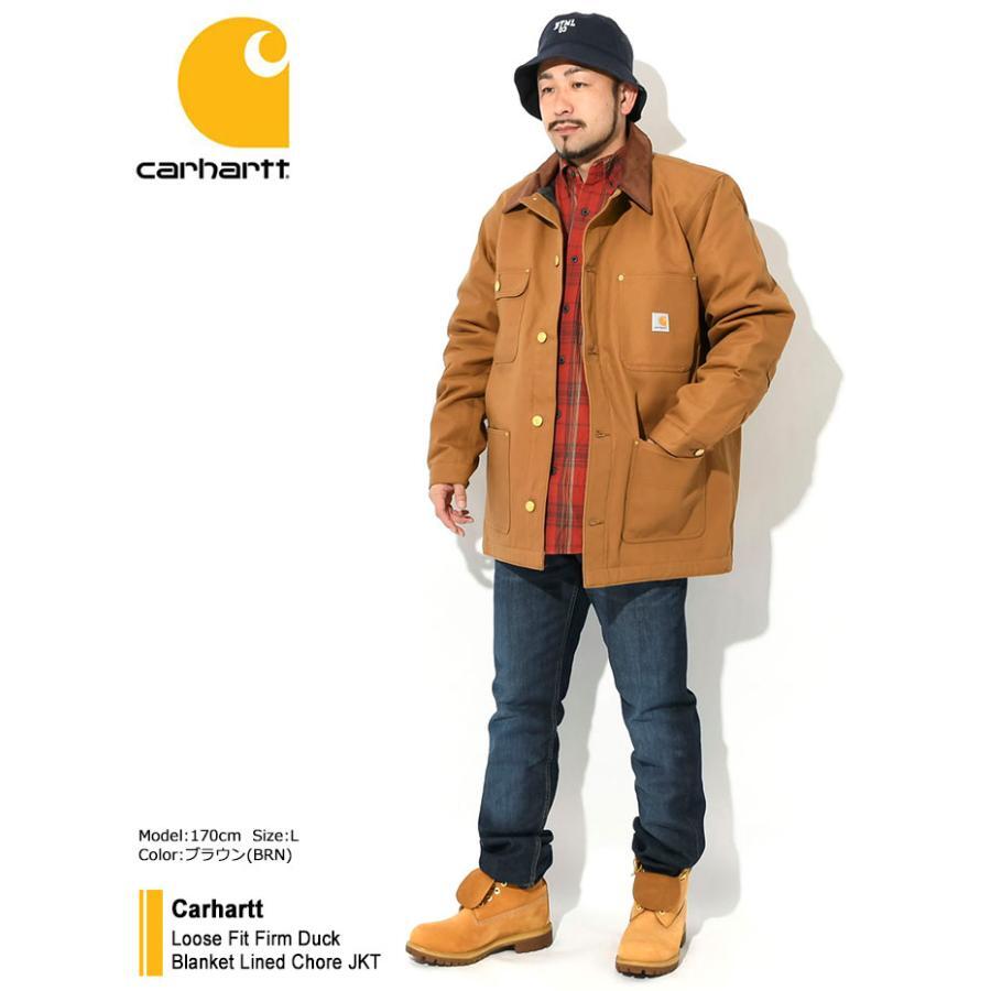 ★ 美品 Lサイズ カーハート CARHARTT 2021年製 C01-M Loose Fit Firm Duck Chore JKT 裏ブランケット ブラウン ダック チョア ジャケット_画像2