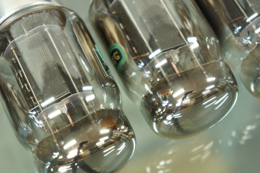 【動作良好】GEC KT88 初期 茶ベース 4pcs / 製造同ロット4本 【測定済】#R09526_画像8