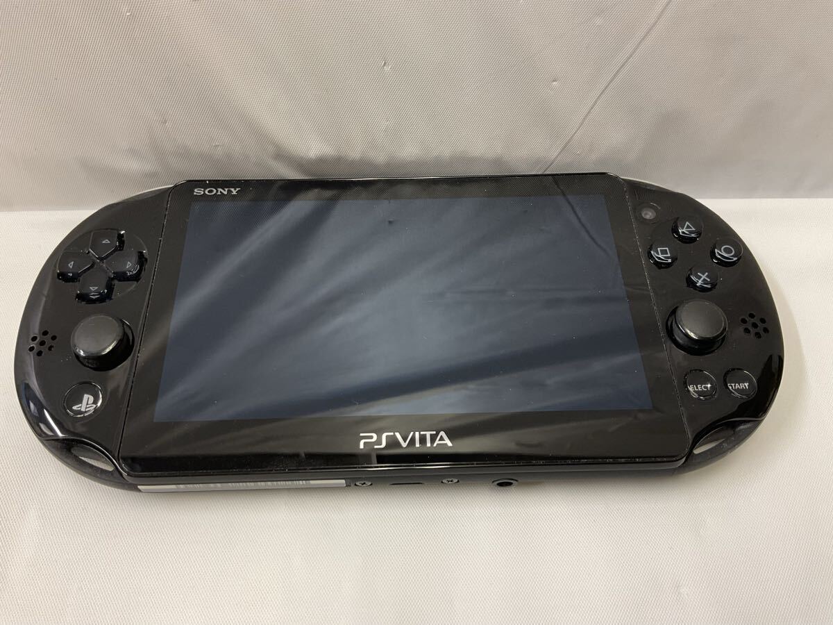A639 中古 ゲーム 本体 SONY PS VITA PlayStation VITA PCH-2000 ブラック 動作確認済 初期化済 8GBメモリーカード付き_画像5
