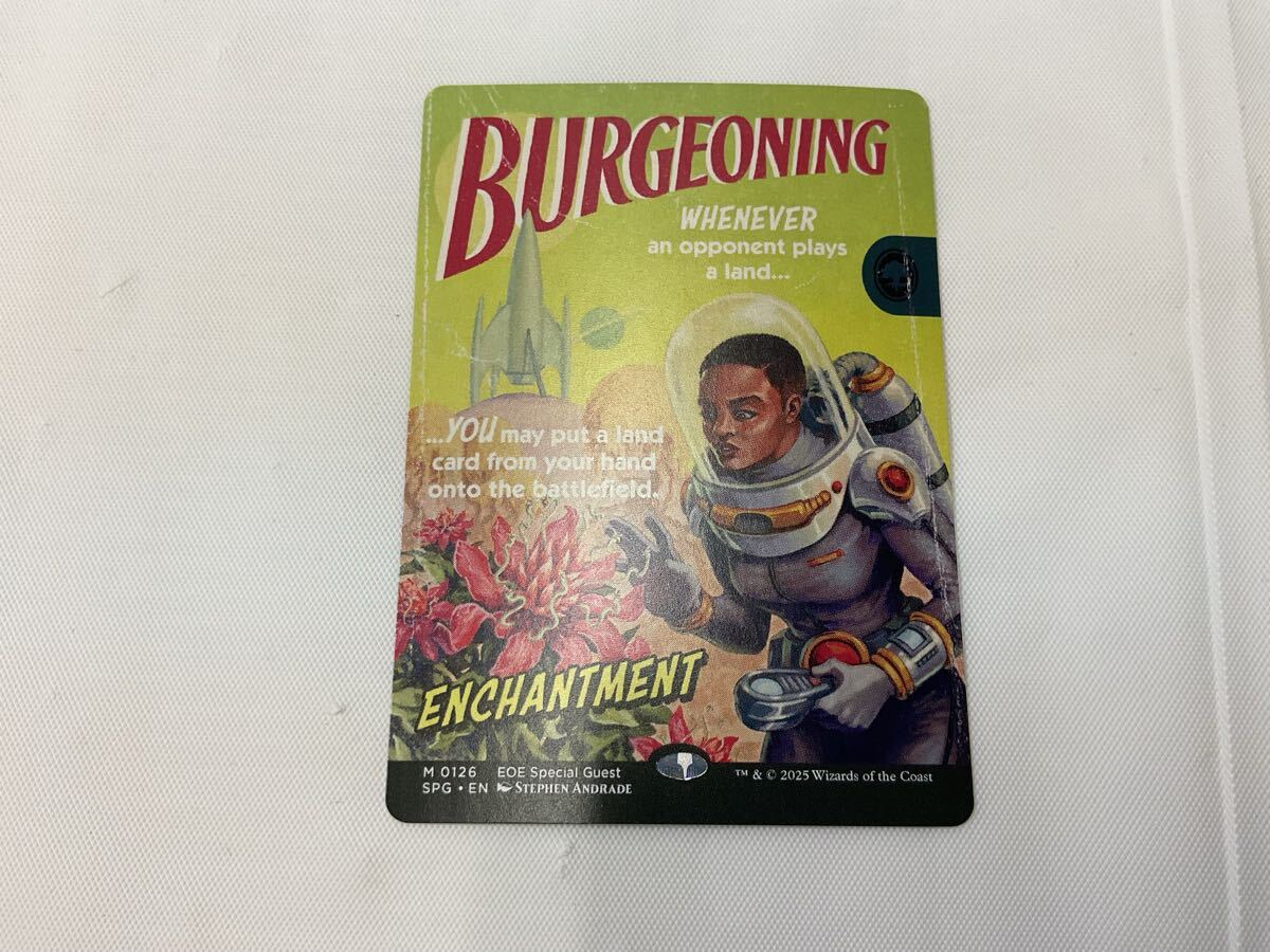 A665 未使用 中古 トレカ マジックザギャザリング MTG 英語 SPG ショーケース 芽ぐみ BURGEONING 126 SPG・EN_画像1