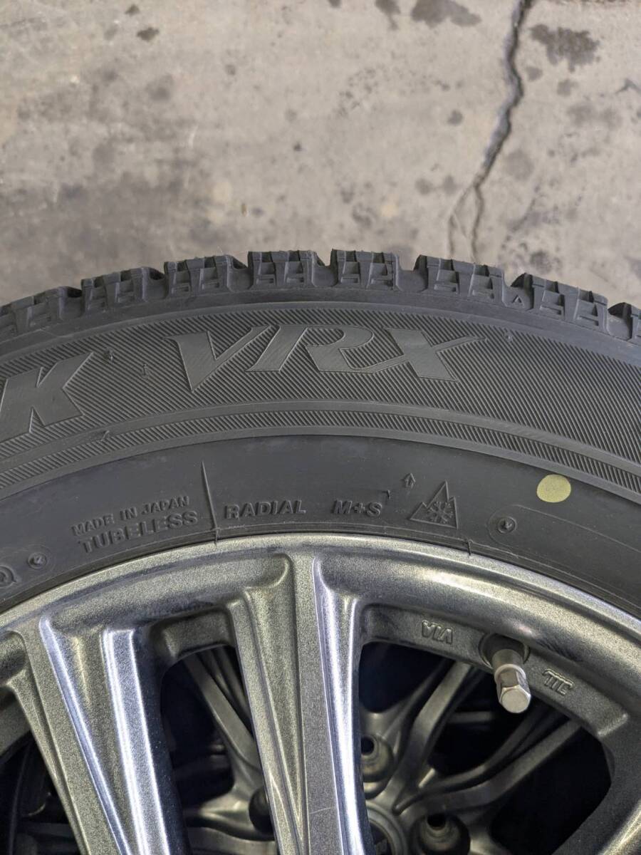 215/60R16☆ブリジストン☆VRX☆アルミホイルセット品☆ホンダヴェゼル☆４本１台分☆中古_画像6