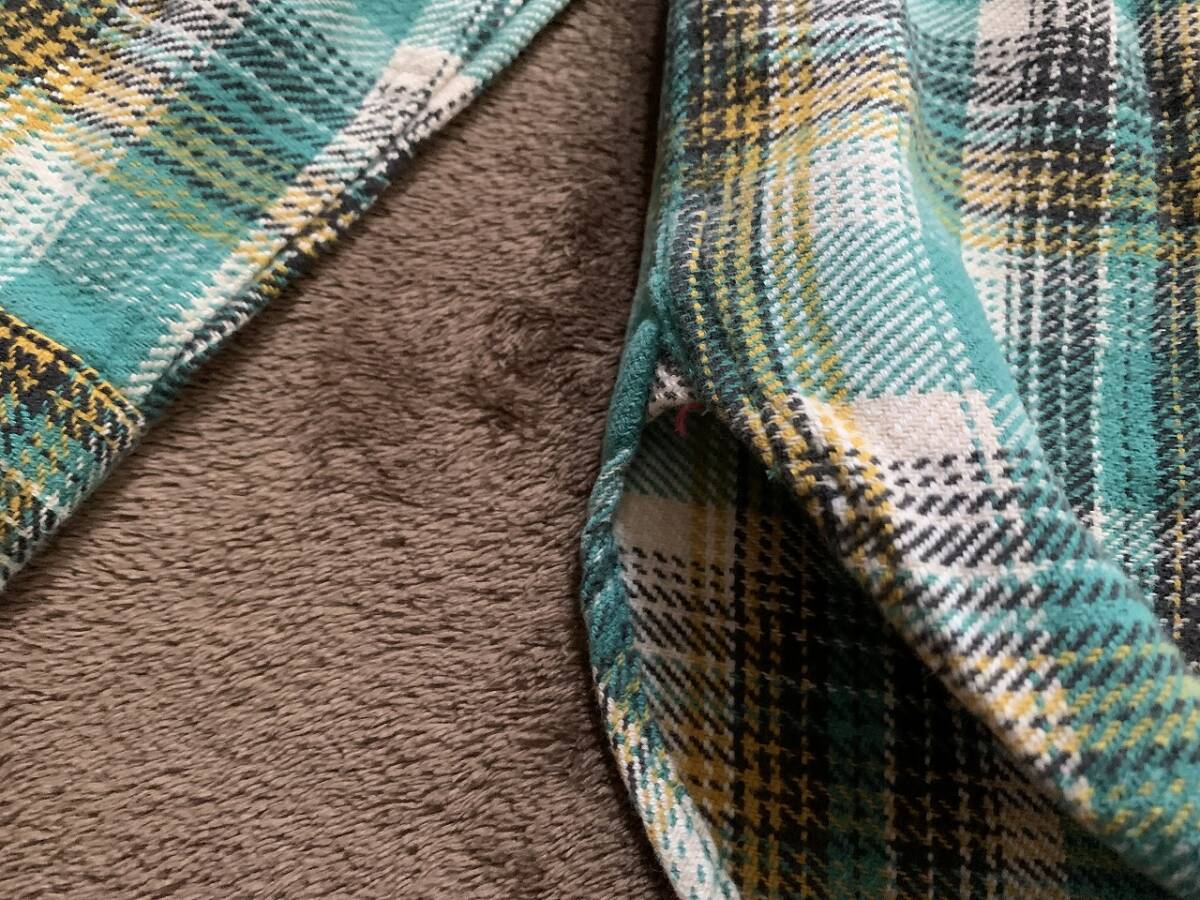 【古着】2016年モデル SUGAR CANE シュガーケーン SC27388-145 ツイルチェックワークシャツ Lサイズ フランネルシャツ 東洋_画像5