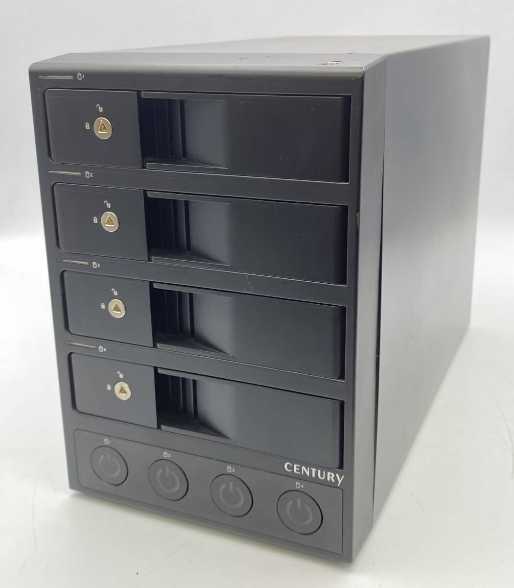 ★センチュリー CRPR35E4U3IS 裸族の4 in 1ルーム　HDDケース_画像1