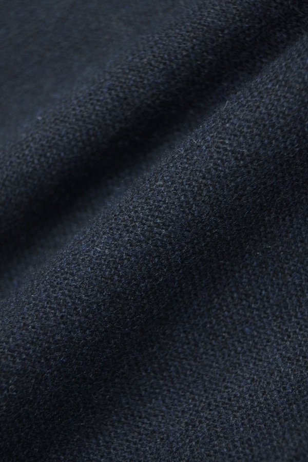 【新品・秋冬】定価2.53万 J.PRESS Jプレス《オン・オフ兼用》ジャパンツイード ホームスパン スラックスパンツ 82 濃紺 ノータック_画像7