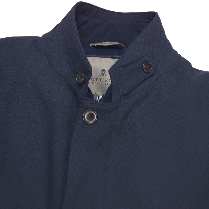 【新品・秋冬】定価5.9万 ゴタイリク 五大陸《MA1型 ダウンライナー》3WAY ダウン ブルゾン ドライビング ジャケット 紺 BM(やや幅広M) _画像4