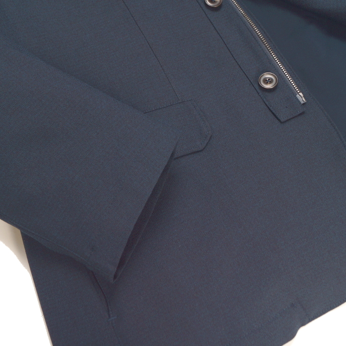 【新品・秋冬】定価5.9万 ゴタイリク 五大陸《MA1型 ダウンライナー》3WAY ダウン ブルゾン ドライビング ジャケット 紺 BM(やや幅広M) _画像5