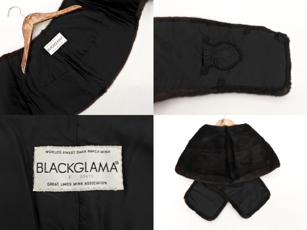 BLACKGLAMA ブラックグラマ GraceFur SAIKATSU OSFUR リアルファー 4点セット まとめ グレーｘブラウン ■■◎ ☆ fka6 レディース_画像5