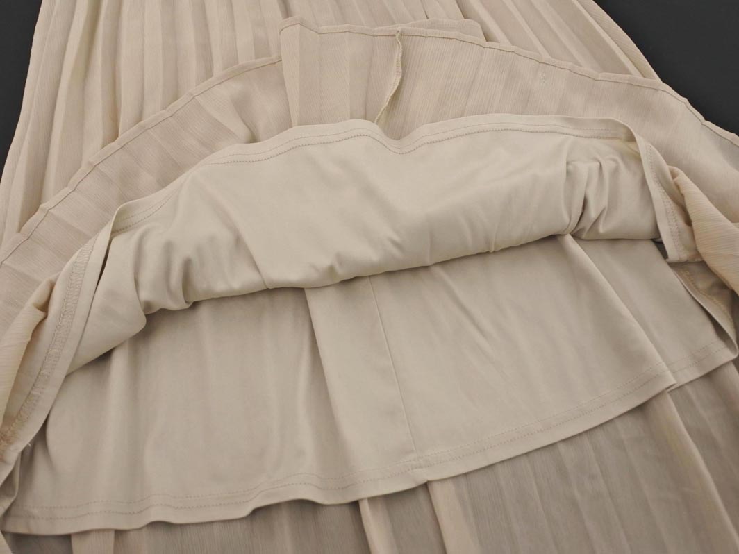 AZUL BY MOUSSY azur bai Moussy юбка в складку sizeM/ свет бежевый *# * fka4 женский