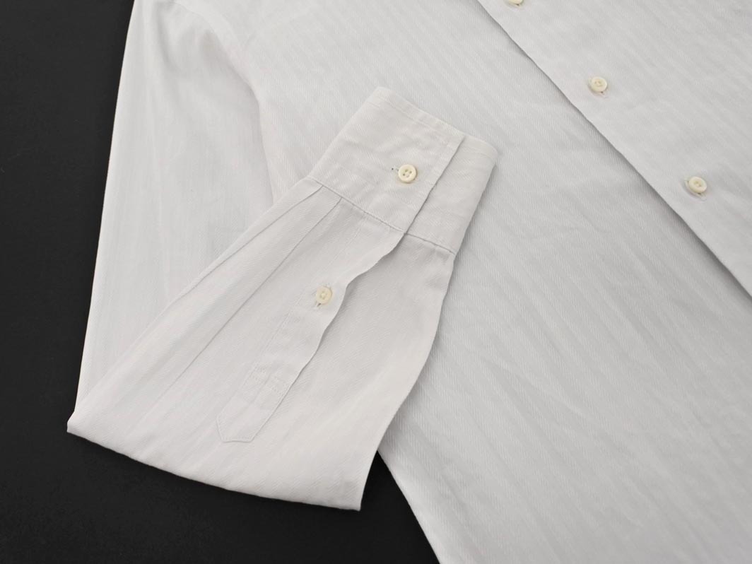 SHIPS シップス ストライプ シャツ size38/白 ◇■ ☆ fka4 メンズ_画像2