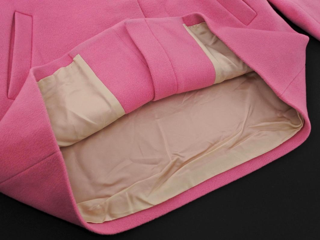 ROPE ロペ カシミヤ混 ノーカラー コート size38/ピンク ◇■ ☆ fka4 レディース_画像5