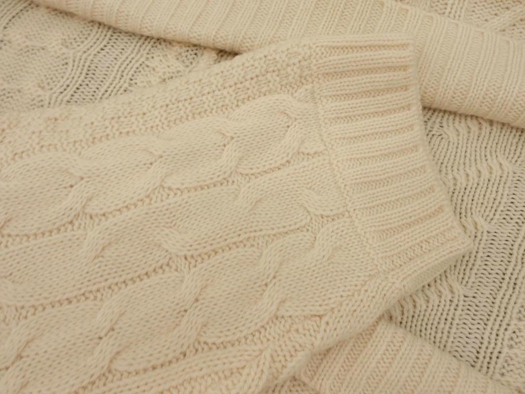 Spick & Span Spick & Span шерсть . вязаный длинный кардиган слоновая кость *# * fka4 женский