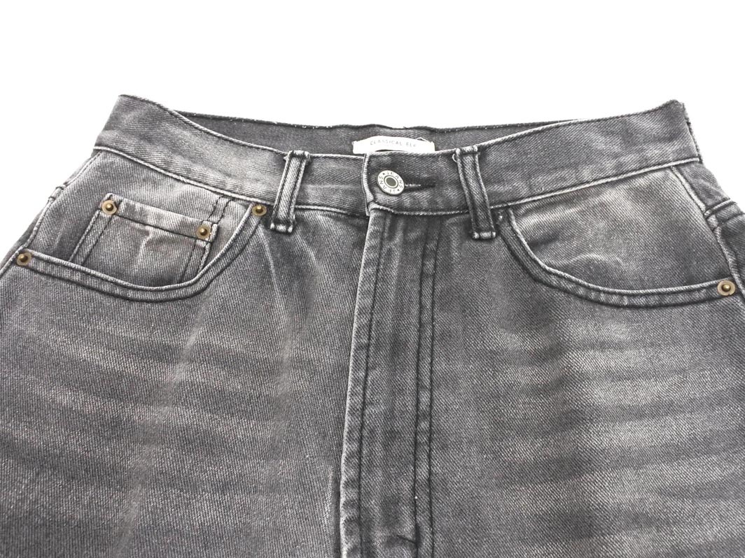 CLASSICAL ELF クラシカルエルフ USED加工 デニムパンツ sizeS/グレー ■■ ☆ fka4 レディース_画像3