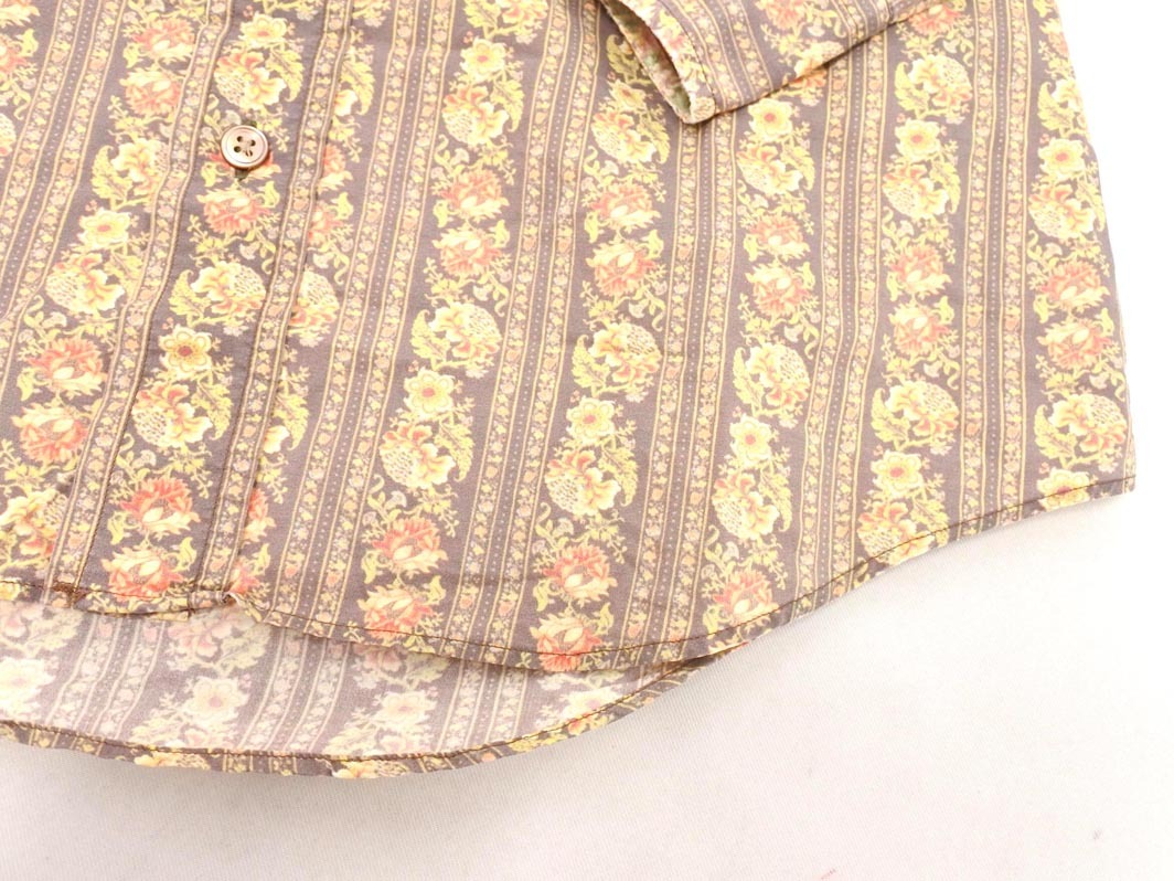 Paul Smith ポールスミス 花柄 シャツ sizeM/黄 ◇■ ☆ fka4 メンズ_画像2