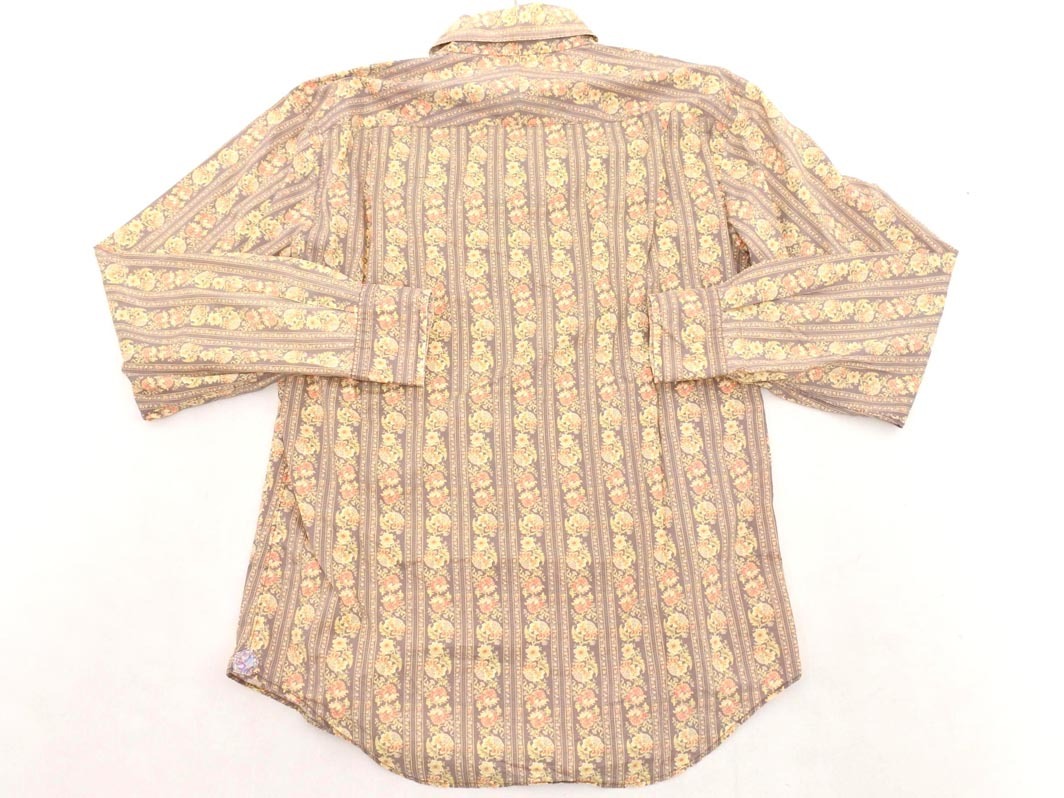 Paul Smith ポールスミス 花柄 シャツ sizeM/黄 ◇■ ☆ fka4 メンズ_画像5