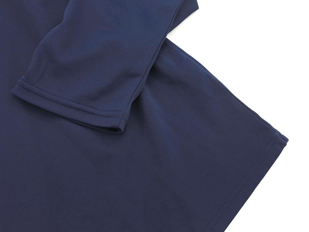 adidas アディダス ハイネック トレーニングウェア カットソー sizeM/紺 ◇■ ☆ fka5 メンズ_画像2