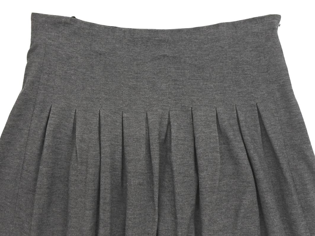 кошка pohs OK UNTITLED Untitled tuck A линия юбка-трапеция size2/ серый ## * fka5 женский