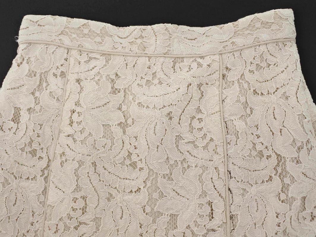 Apuweiser-riche アプワイザーリッシェ 総レース ロング スカート size1/オフホワイト ■■ ☆ fka5 レディース_画像4