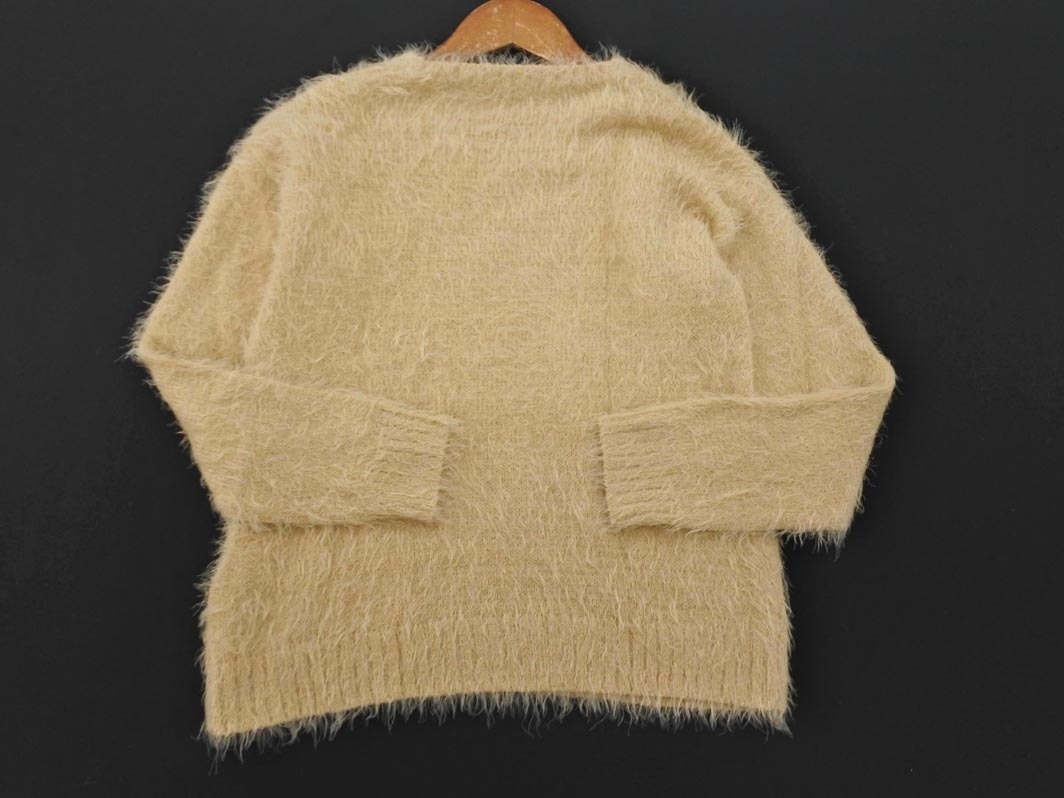 earth music&ecology アースミュージック＆エコロジー シャギー ニット セーター sizeF/アイボリー ◇■ ☆ fka5 レディース_画像4