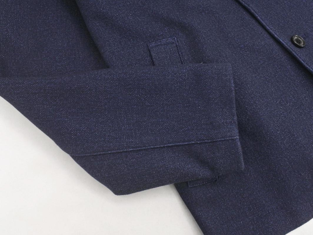 TAKEO KIKUCHI タケオキクチ BB931-51320 ダウンファブリック スタンドカラー ブルゾン ジャケット size2/紺 ◇■ ☆ fka5 メンズ_画像3