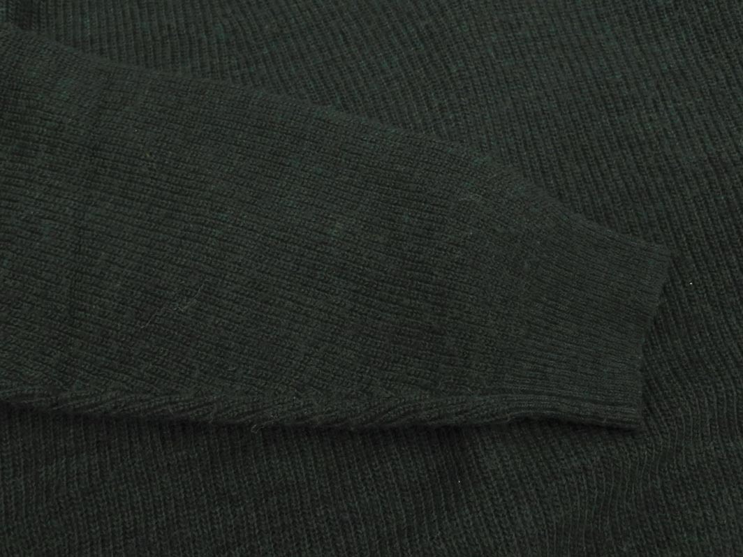 Rope Picnic ロペピクニック ウール混 ワイド幅 ニット セーター size38/ダークグリーン ◇■ ☆ fka5 レディース_画像3