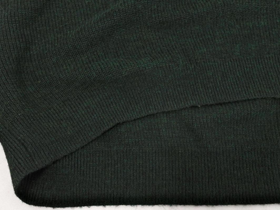 Rope Picnic ロペピクニック ウール混 ワイド幅 ニット セーター size38/ダークグリーン ◇■ ☆ fka5 レディース_画像4
