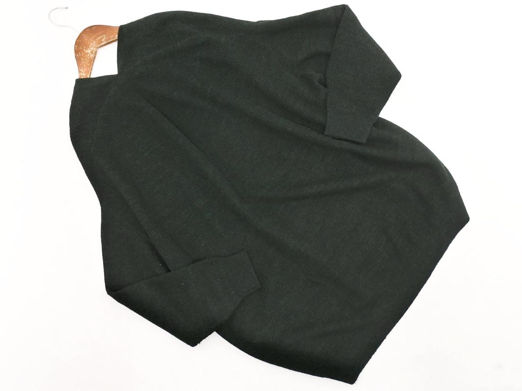 Rope Picnic ロペピクニック ウール混 ワイド幅 ニット セーター size38/ダークグリーン ◇■ ☆ fka5 レディース_画像6