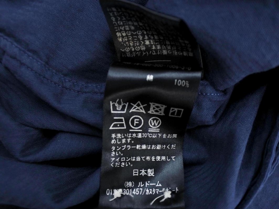 EDIFICE エディフィス コーデュロイ シャツ sizeM/紺 ◇■ ☆ fka5 メンズ_画像5