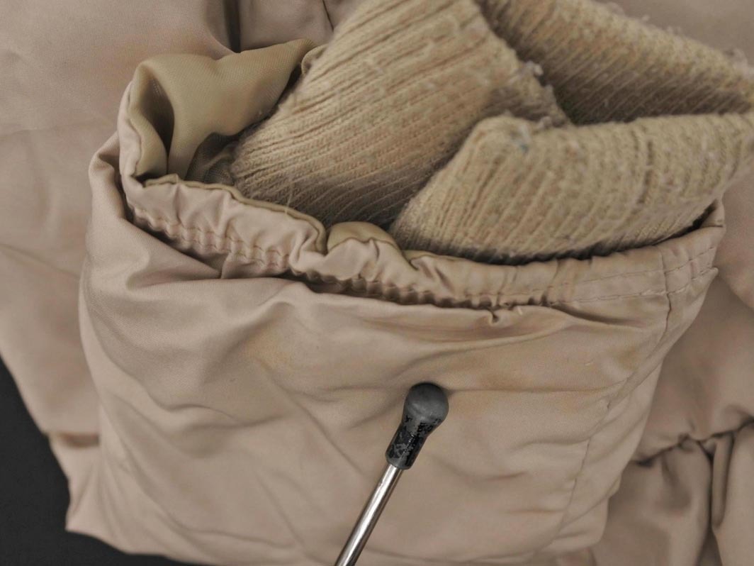 petit mainpti мой n искусственный мех лента пуховик size110cm/ бежевый *# * fka5 девочка 