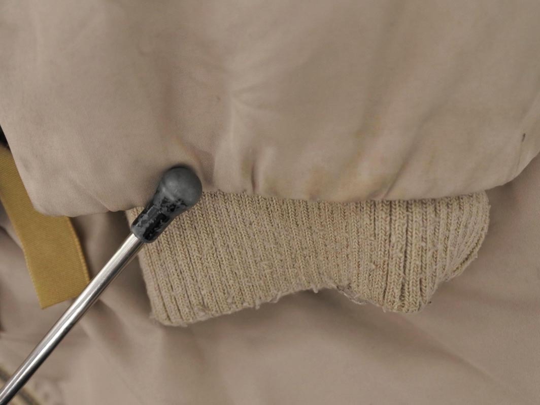 petit mainpti мой n искусственный мех лента пуховик size110cm/ бежевый *# * fka5 девочка 